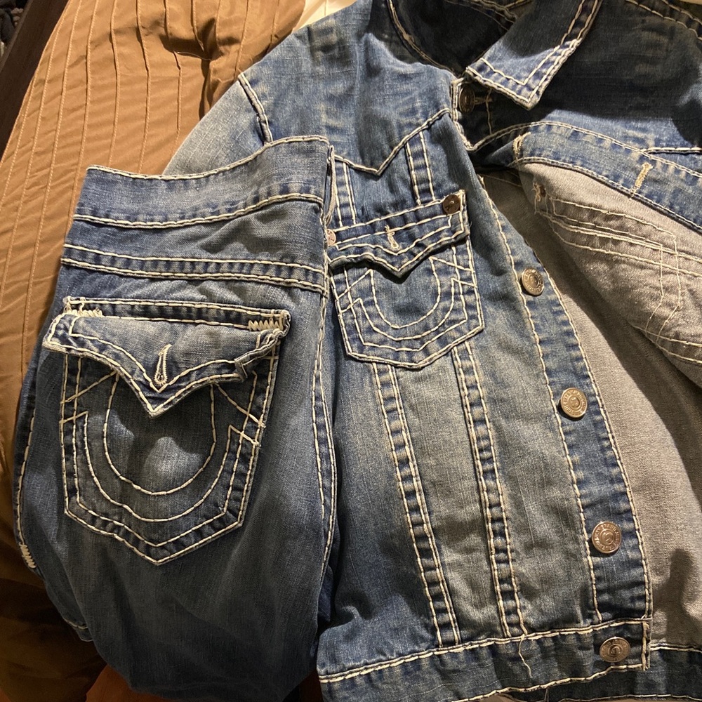 True Religion jacket with matching Jeans
